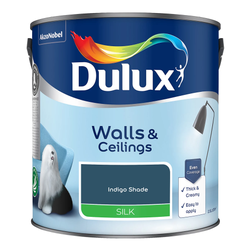 Dulux (Indigo Shade) Dulux Silk 2.5L Paint 2
