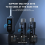 UHF XLR Adapter System Wireless Microphone Transmitter Receiver for Dynamic Guitar Audio Mixer PA 9