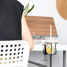 Porta-copos de mesa com clipe, porta-bebidas de metal, latas de bebidas
