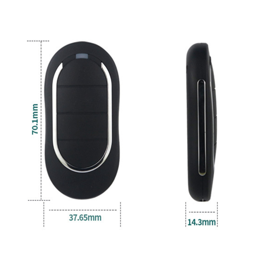For Alutech AT-4n Remote Control 433MHz 4 Buttons Garage Door Learning Code Barriers Automation Keychain 2