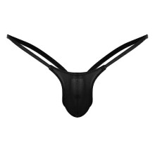 (XL, Blue A) Mens Lingerie Underwear Jockstraps Bulge Pouch Stretch Open Back Bikini G-strings Thongs Briefs Underwear Sexy Panties for Men