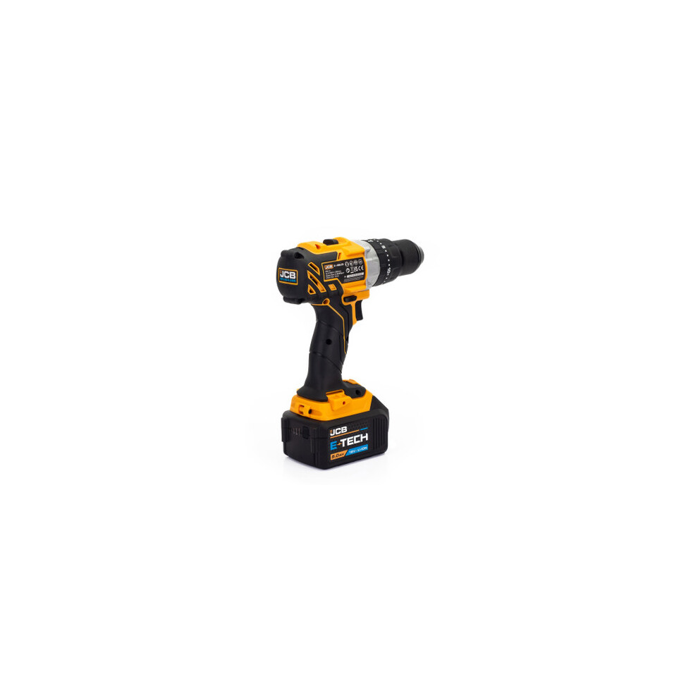 Jcb 18V B/L Combi Drill B/L Sds Kit 2X 5.0Ah Super Fast Charger In 20" Kit Bag | 21-18Bltpksds-5