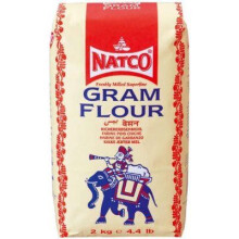 Natco Gram Flour 2kg | 100% Pure Chickpea Flour | Gluten-Free & High in Protein | Ideal for Cooking & Baking