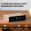 (Gold) Reversible Rechargeable Alarm Clock LCD Display Electroluminescence 5
