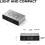 (Gold) Reversible Rechargeable Alarm Clock LCD Display Electroluminescence 2
