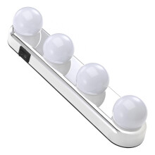 GEEZY LED Makeup Mirror Lights Strip for Vanity Bathroom Hollywood Cordless Stick-On