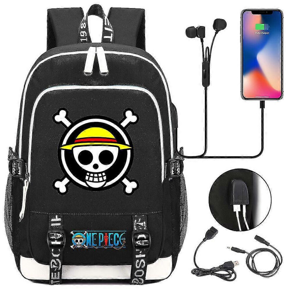 (6, One size) One Piece Printed Teenager Primary And Secondary School Bag With Usb Port - Unisex Casual Travel Backpack-image-OPC-PG8J9FY-NEW