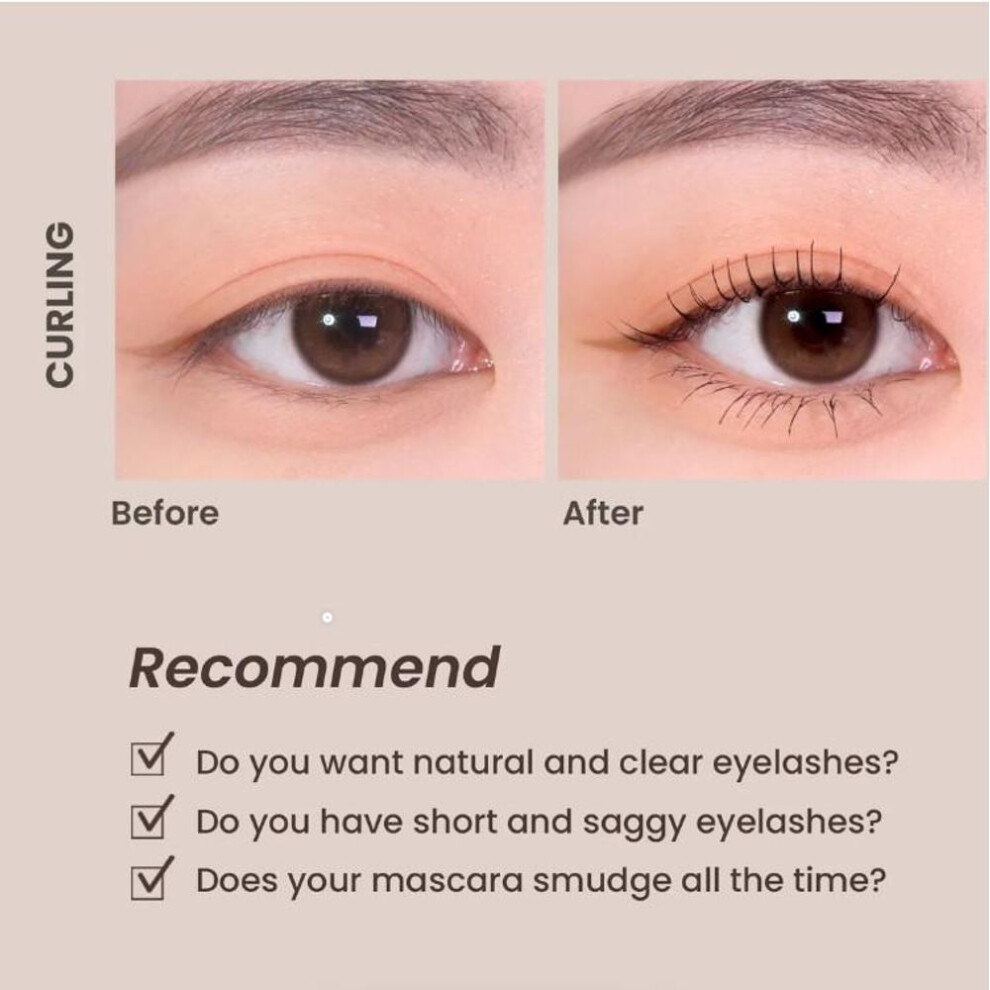 ([Volume] 02 Brown) [heimish] Dailism Smudge Stop Mascara (2type / 2color) 9g