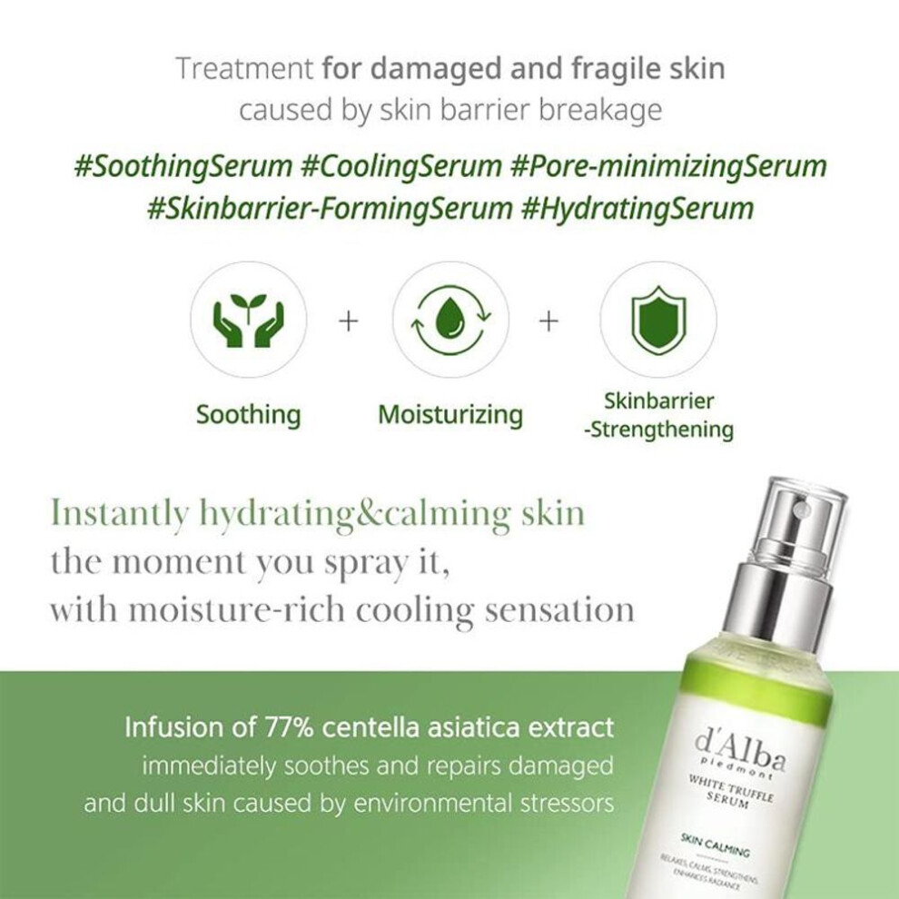 [d'Alba] White Truffle Purifying & Calming Serum 150ml