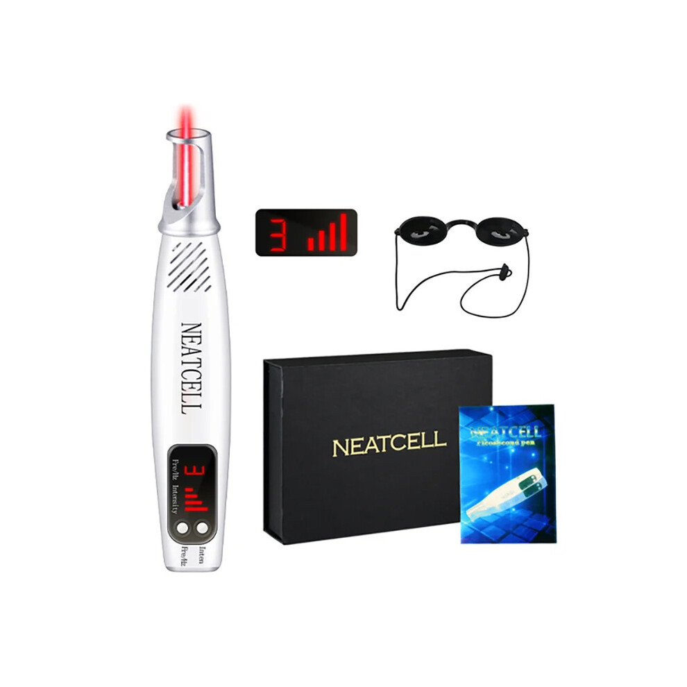 (Red Pen) Neatcell Picosecond Laser Pen Tattoo Scar Machine Black Acne Scars Remover