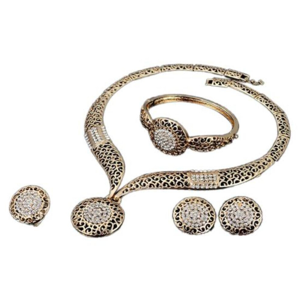 Practical Earring Flashing Beauty Rhinestone Decor