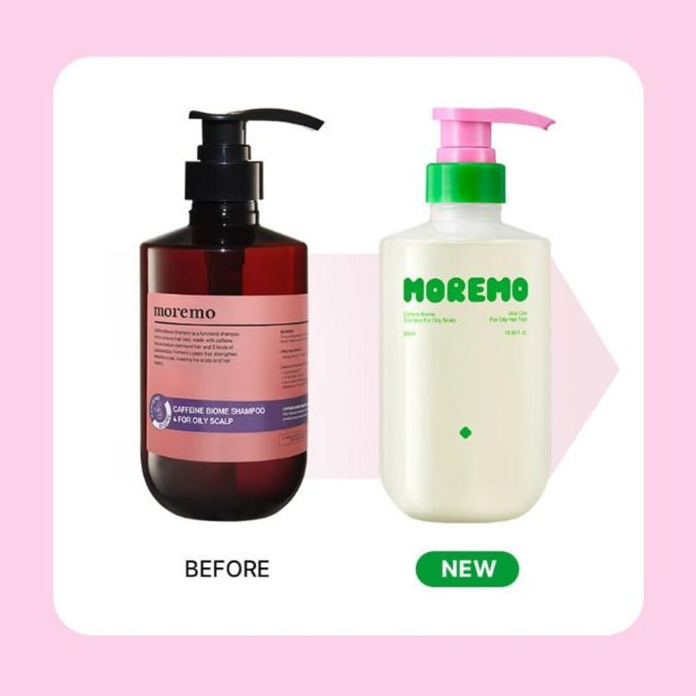 [moremo] Caffeine Biome Shampoo For Oily Scalp 500ml