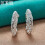925 Sterling Silver Fashion Openwork Pattern Earring Jewelry 5