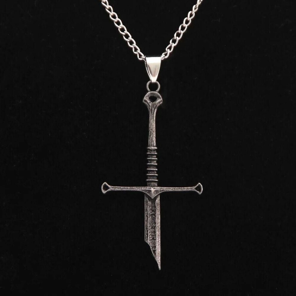 Maxpower Metal Broken Sword Necklace Broken Sword Vintage Short Sword Necklace Punk Sword Necklace Woman