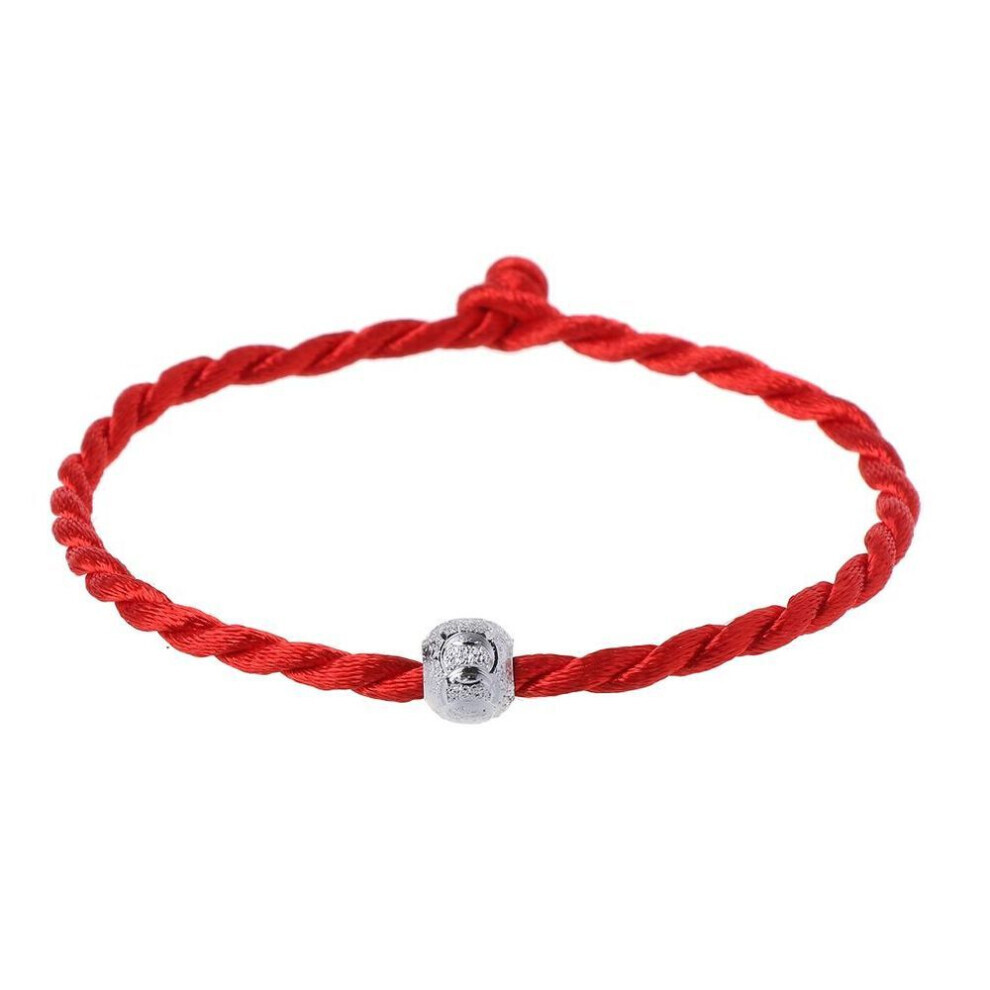 Maxpower Kabbalah Rope String Bracelets Lucky Bead Tibetan Buddhist Jewelry Red