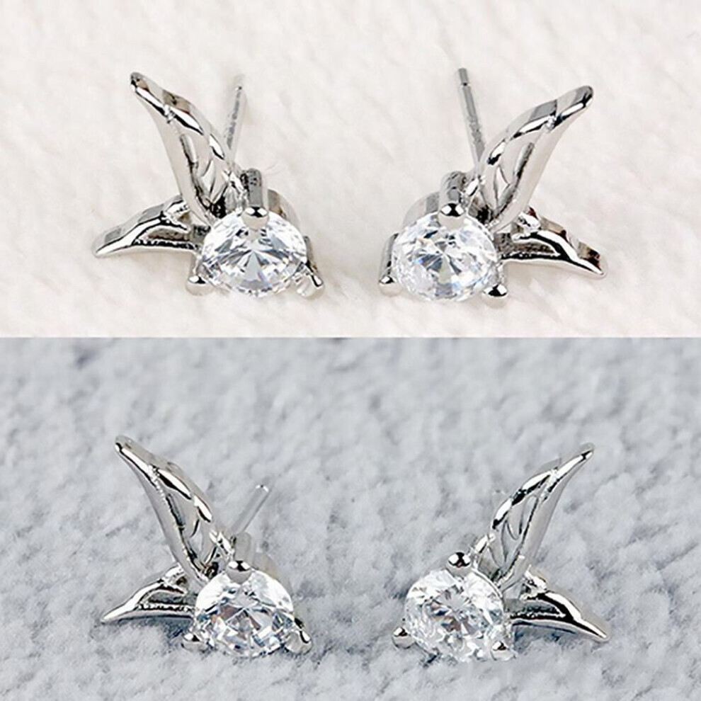 Maxpower Fashion Women Jewelry Angel Wing Dazzling Stud Earrings Not,Specified