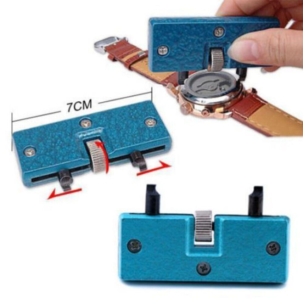Maxpower Adjustable Watch Back Case Cover Opener Remover Screw Wrench Repair Kit Tool