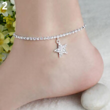 Love Heart Star Wedding Sandal Beach Anklet Chain Foot Jewelry