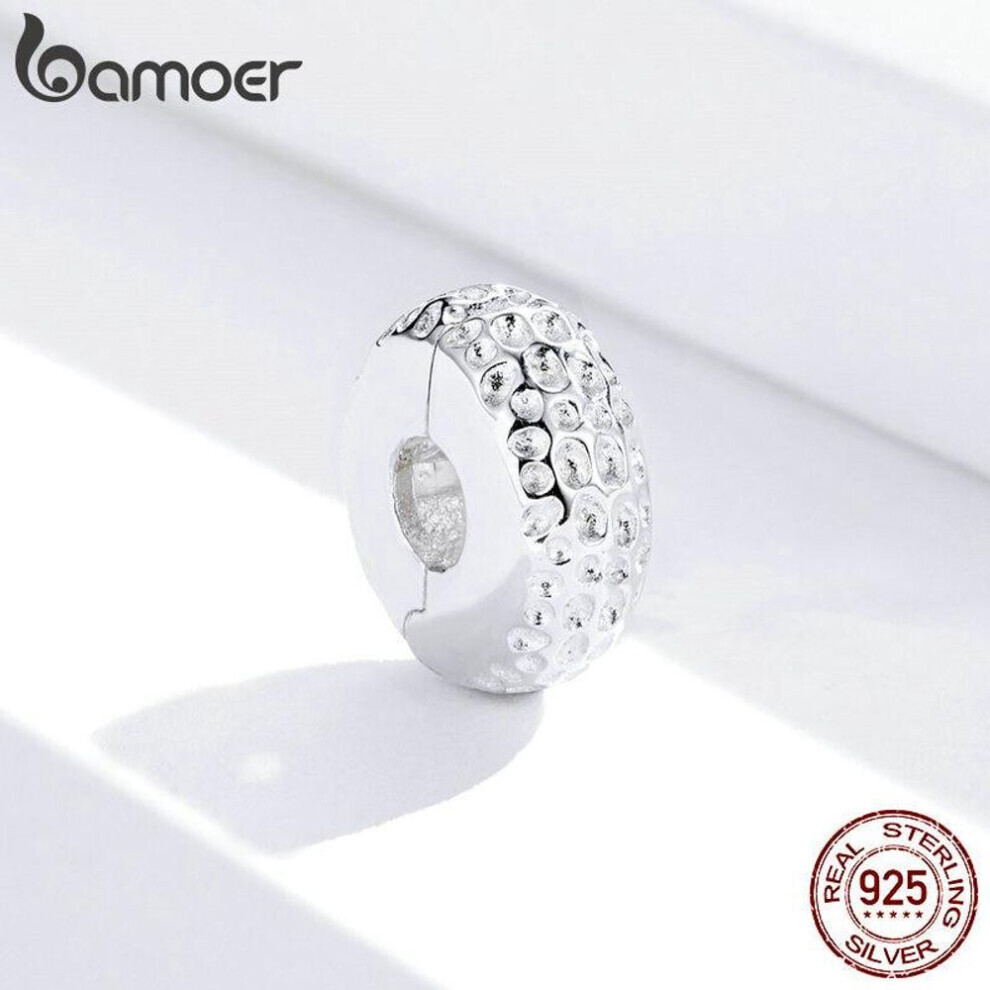 Maxpower (925 ) Bamoer 925 Sterling Minimalist Clip Charm Fit For Original Bracelet Diy Jewelry Silver