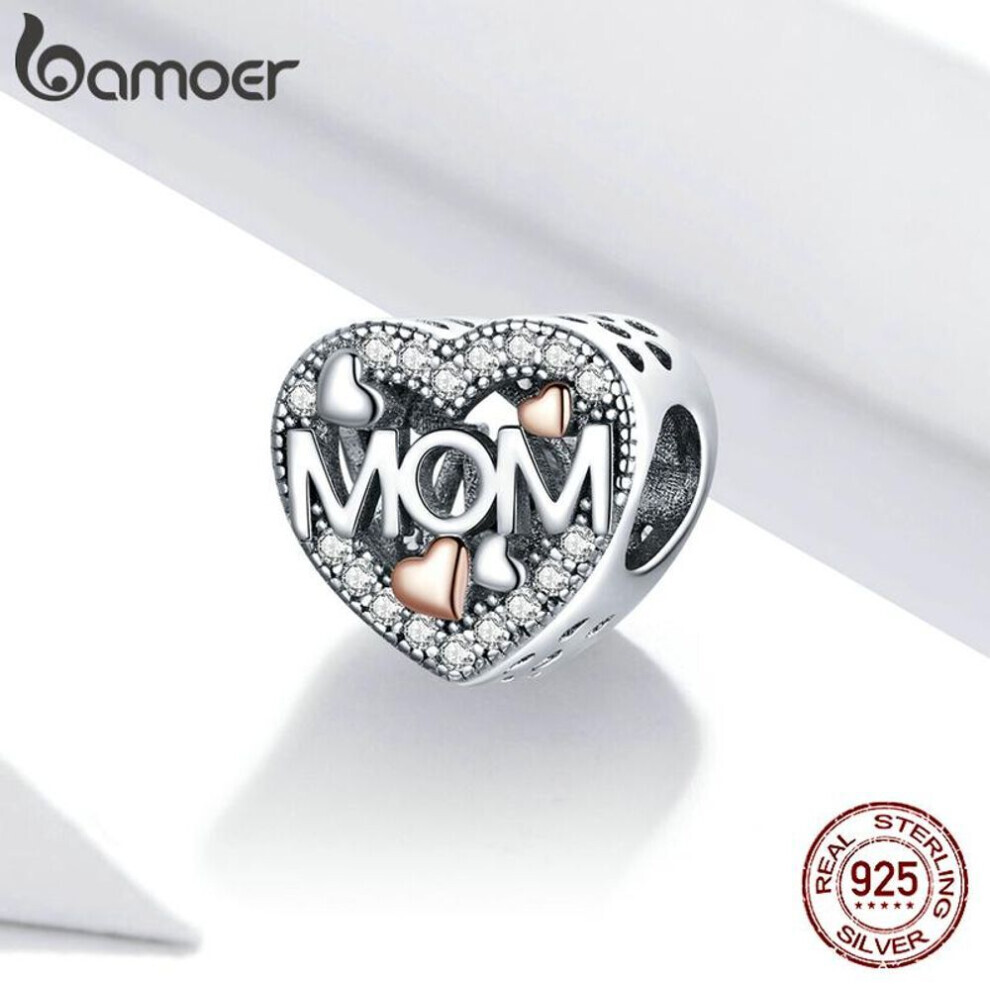 Maxpower (925 ) Bamoer 925 Sterling Thanksgiving Heart Charm Fit Original 3Mm Bracelet Silver