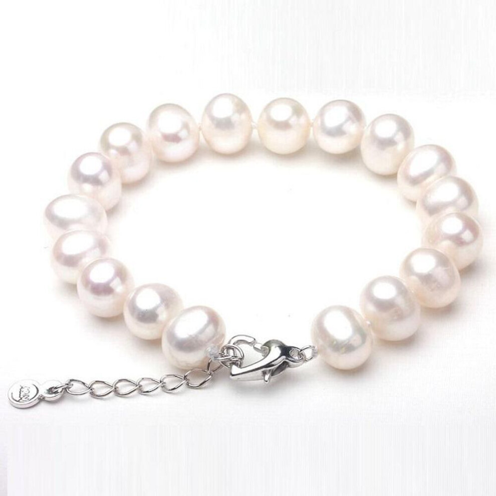 Maxpower (, 16Cm) Real Freshwater Pearl Bracelet Pretty Charm Bracelet For Women Fashion Wedding Gift 2021 Trend New White