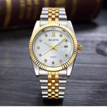 (gold,white) 2023 Men Watches Top Brand Luxury Famous Quartz Watch For Male Clock Date Classic Man Hour With Box