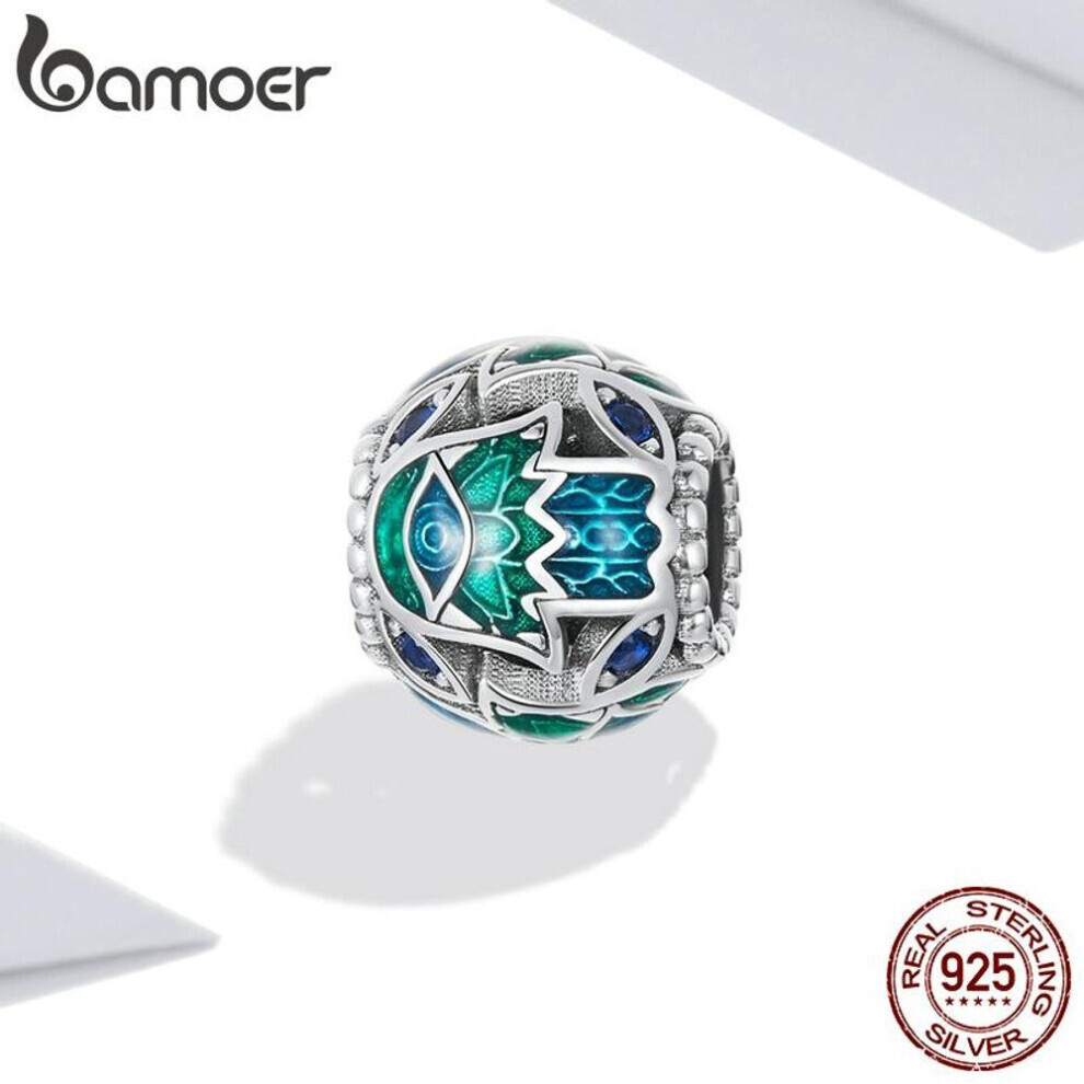 Maxpower (925 ) Bamoer 925 Sterling Lucky Hand Charm Fit Women Bracelet & Bangle Fine Jewelry Gift Silver