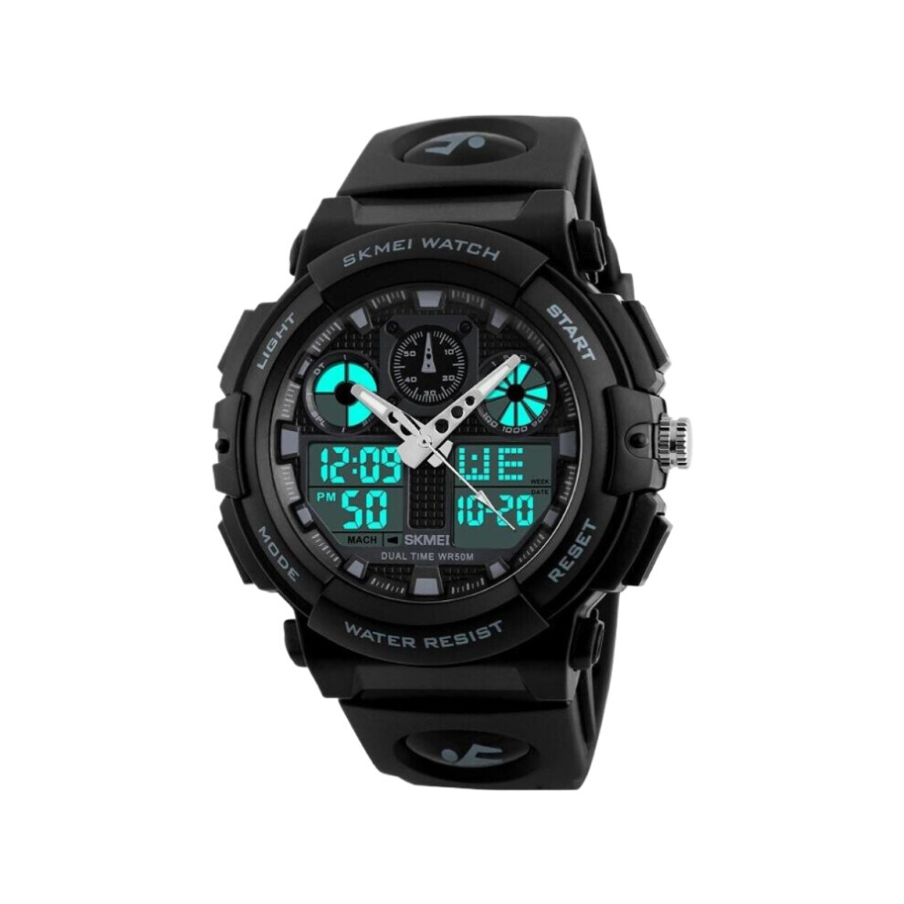 Maxpower (Gray) Skmei Luxury Men Sports Led Digital Watch Military Wristwatch Waterproof Calendar Clock Stopwatch Gray