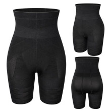 (black, XXL) Men Seamless Waist Trainer Tummy Control Panties Body Shaper Shorts High Waist Slimming Underwear Abdomen Belly Shapers Compression Boxer Briefs