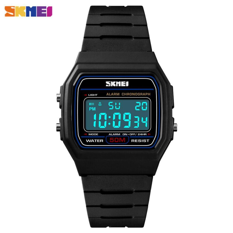Maxpower (White) Skmei Dial Sport Waterproof Led Display Watch White