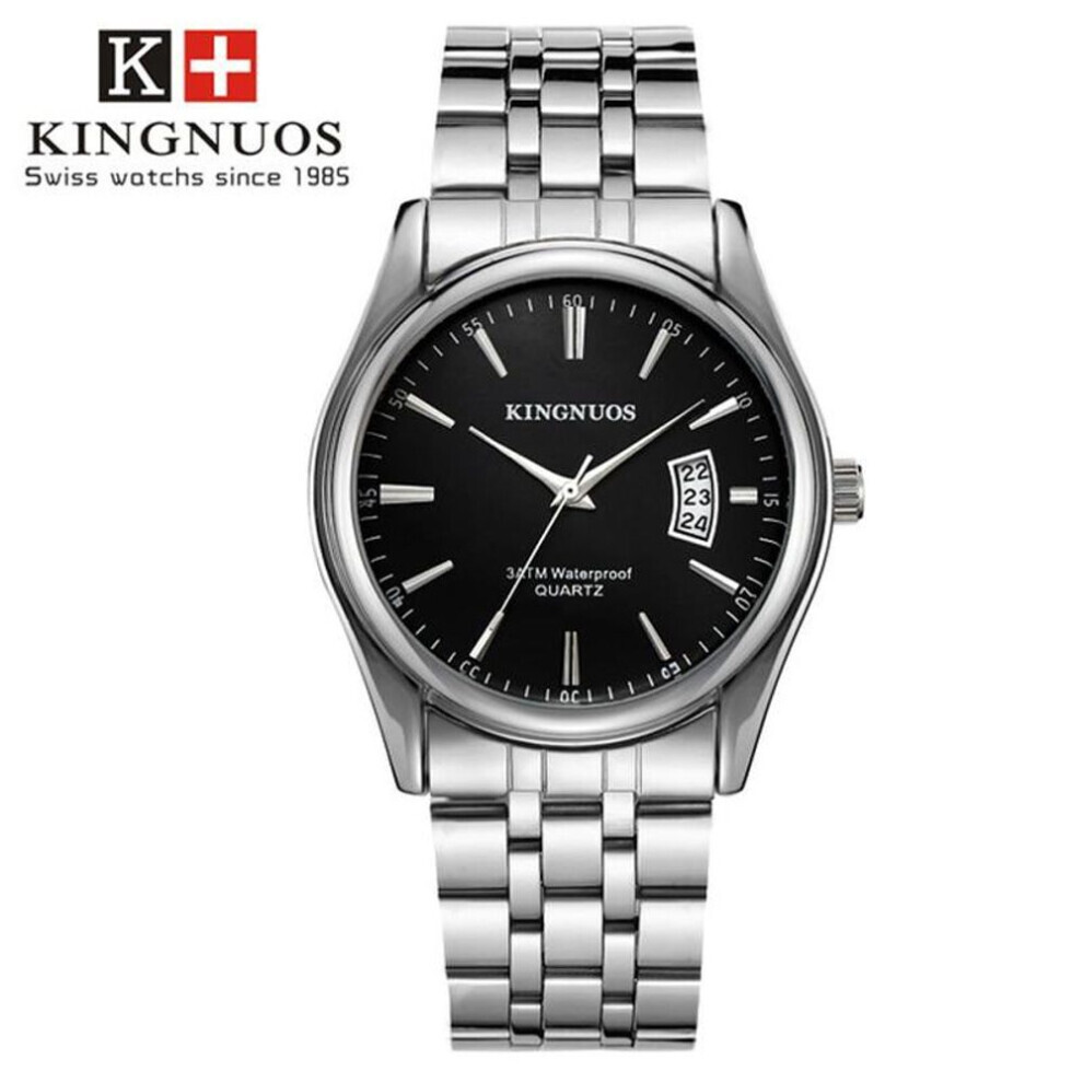 (black) Men Quartz Casual Wristwatch 2024 Top Brand Luxury Men&apos;s Watch Waterproof Date Clock Sports Watches