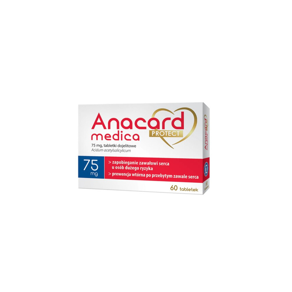 Hasco Anacard Medica Protect 75 Mg, 60 Enteric-Coated Tablets