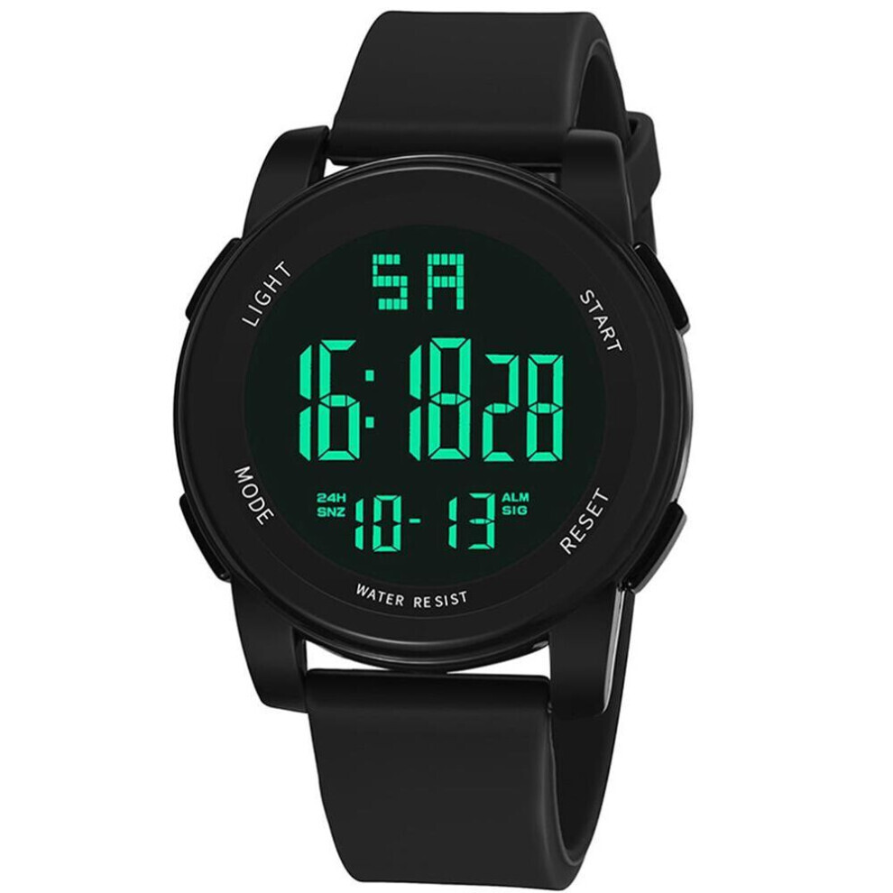 Maxpower (Black) Men Digital Alarm Luminous Date Multifunction Sports Watch