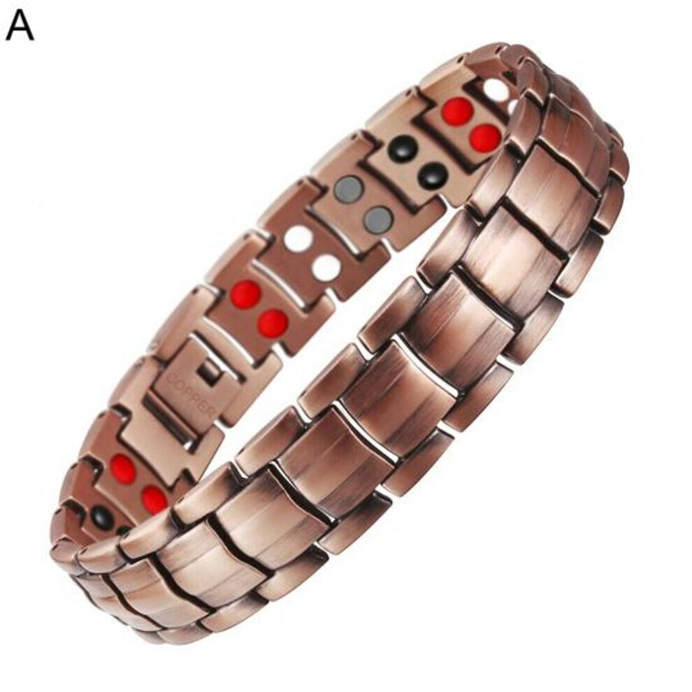 Maxpower (A) Men Bracelet Magnetic Pure Copper Durable Smooth Therapy Bracelet For Daily Wear Not,Specified