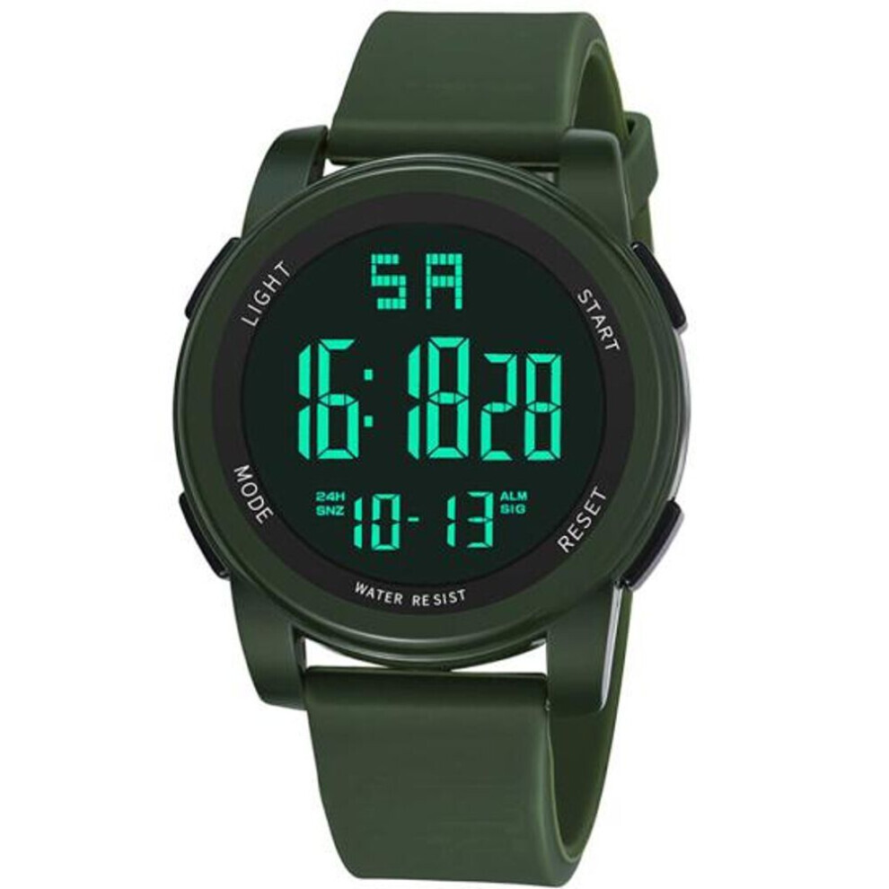 Maxpower (Army ) Sports Men Digital Alarm Chronograph Luminous Date Multifunction Wrist Watch Green