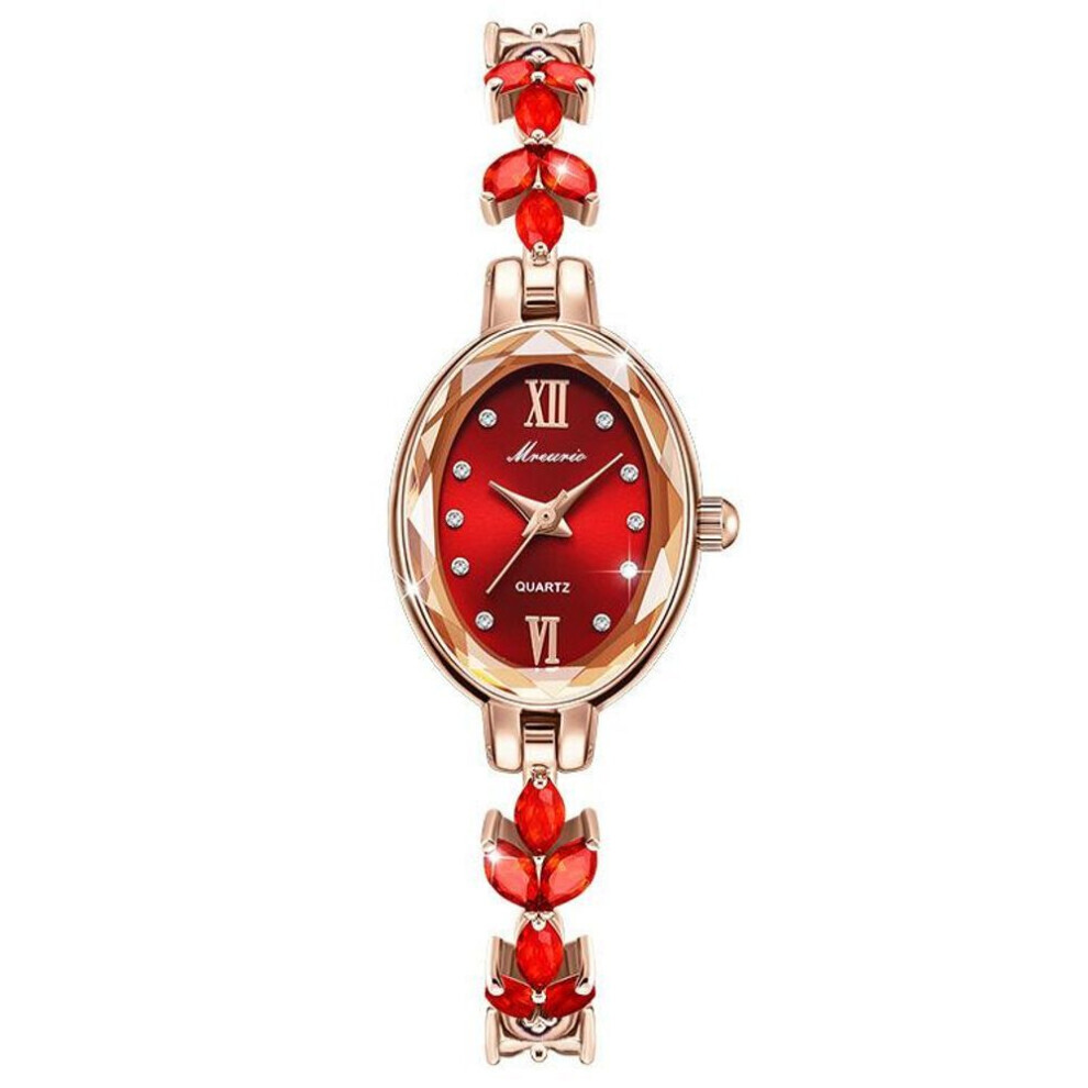 (red) Top Brand Women&apos;s Watches Top Luxury  Woman Quartz Wristwatches New Fashion Gifts Clock For Wife,family, Friend-image-OPC-PG8JNVW-NEW