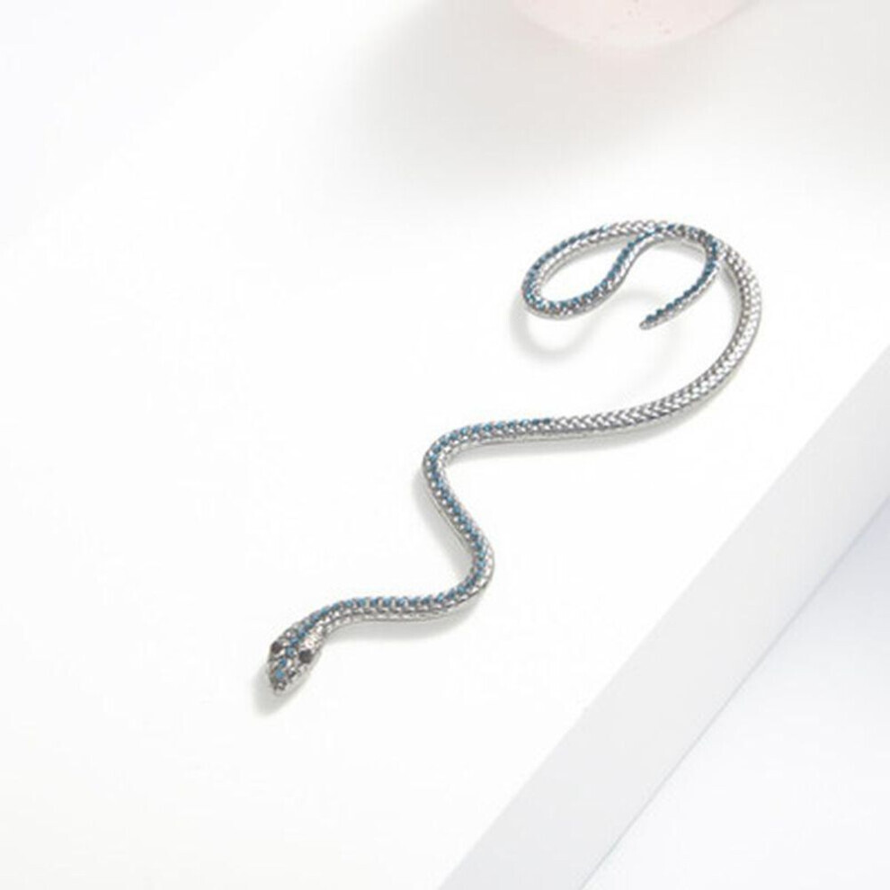 (black) 1 Pcs Fashion Dragon Ear Clip Cartilage Piercing Stud Sexy Women Jewelry Punk Style Twining Snake Shape Earrings Stud