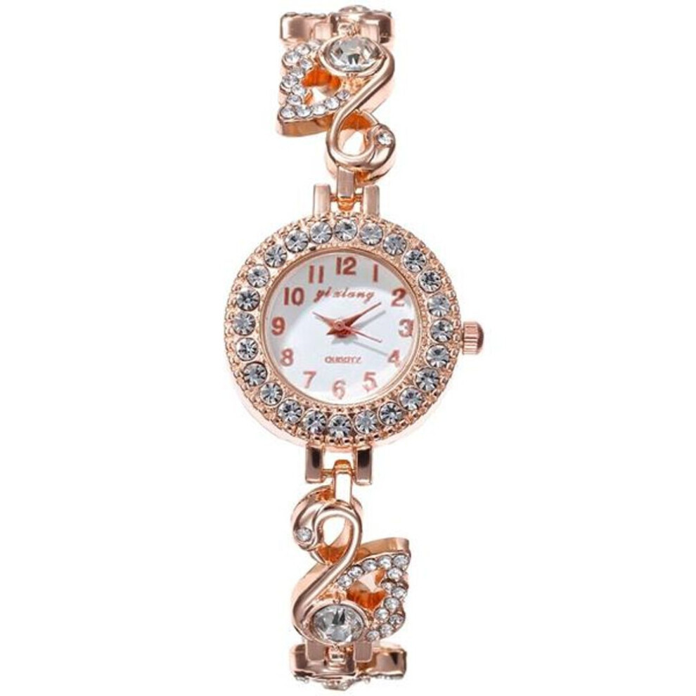 Maxpower (Rose ) Luxury Womens Quartz Wrist Watches Fashion Color Watch Ladies Casual Dress Watches Gold