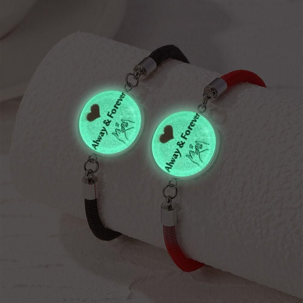 Maxpower (B) 2Pcs Sun And Moon Lovers Woven Bracelet Romantic Charm Bracelet Friendship Couple Bracelet Gift Not,Specified