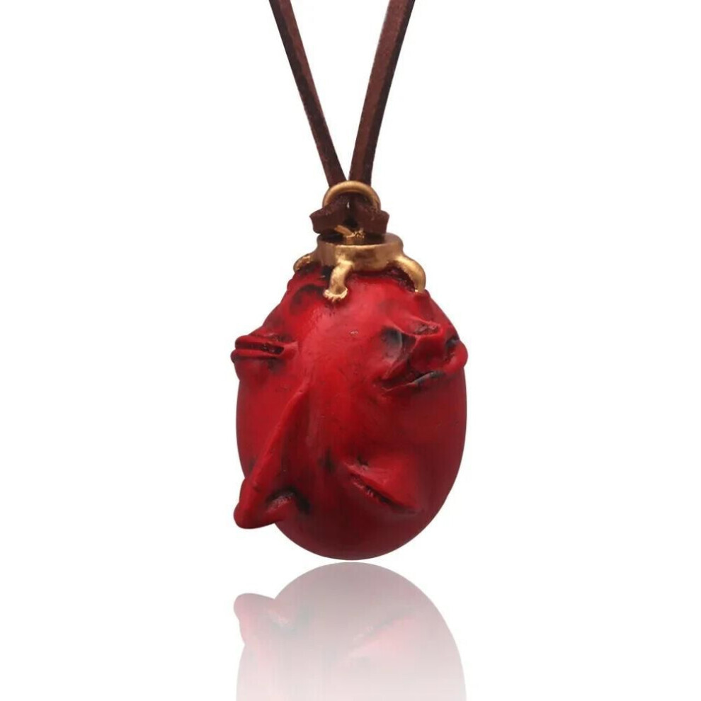 (as the picture) Berserk Behelit Griffith Egg Of King Necklace Cosplay The Golden Age Arc Pendant Jewelry Costume Accessories Prop Fans Gift