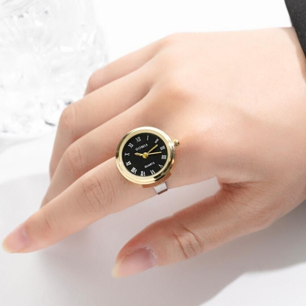 Maxpower (2) Mini Finger Ring Watch Round Finger Clock Ring Creative Quartz Watches Women