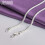 (60cm) 925 Sterling Silver 3mm Snake Chain Necklace 5