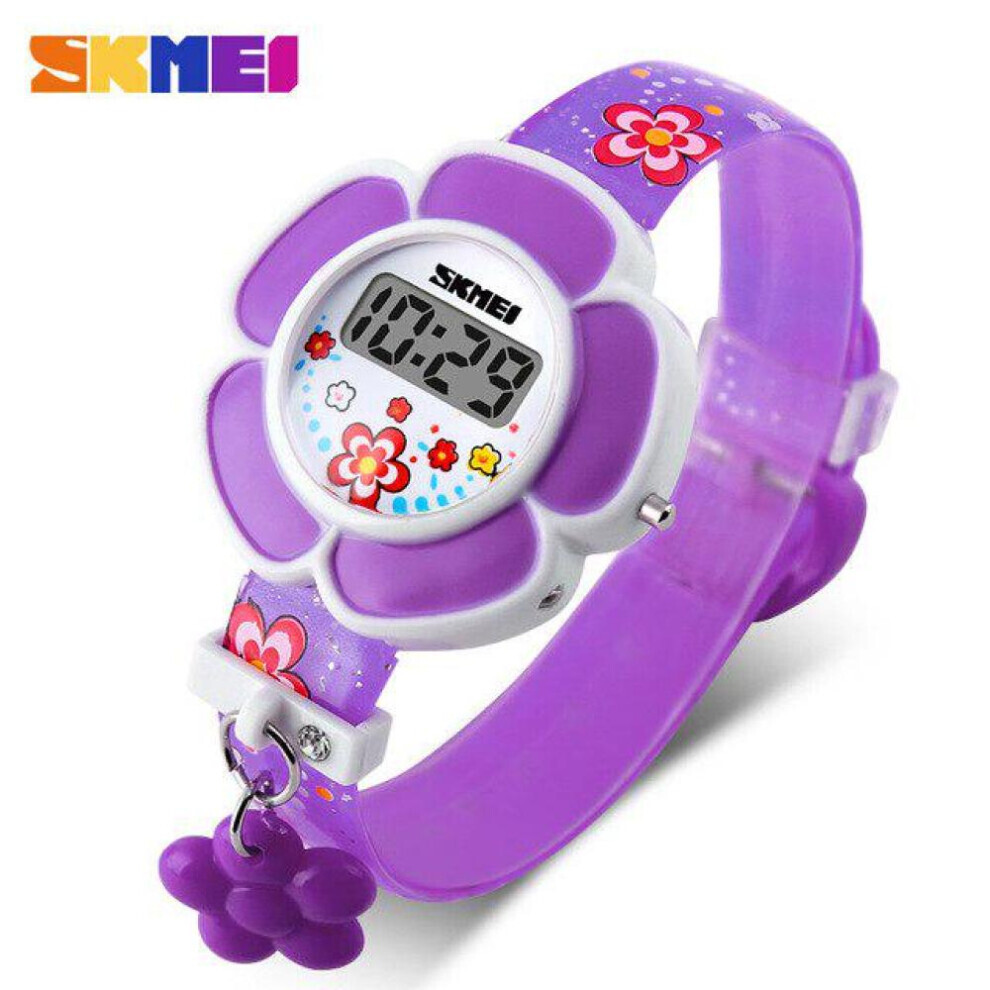 Maxpower (Purple) Skmei Children 'S Watch Kids Electronic Digital Watches Sport Silicone Boy Girl Wristwatch Silicone Digital Watch Purple