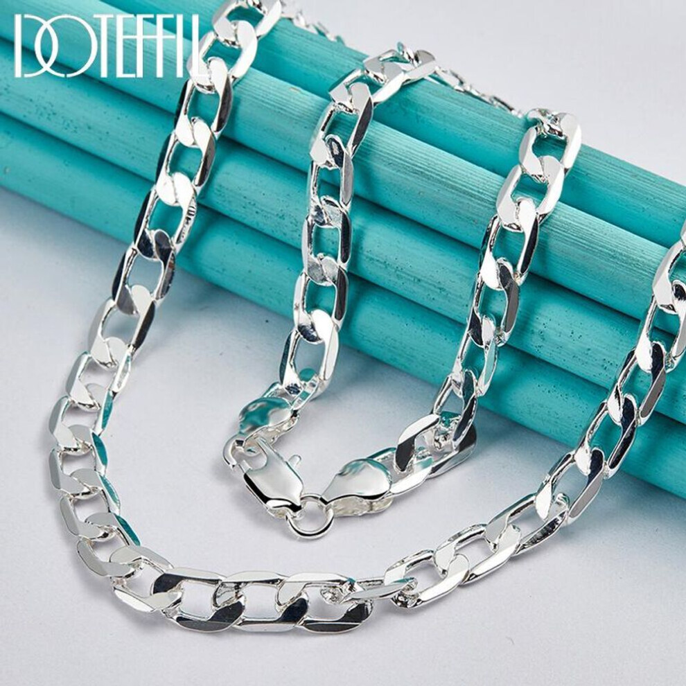 Maxpower (70Cm) 8Mm Side Chain Necklace Fashion Jewelry Silver