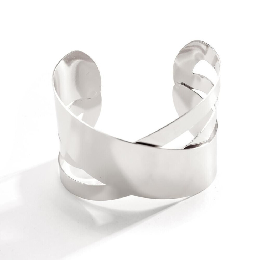 Maxpower (2) Temperament Metal Smooth Bracelet Simplicity Bracelet New Cross Opening Bracelet Not,Specified