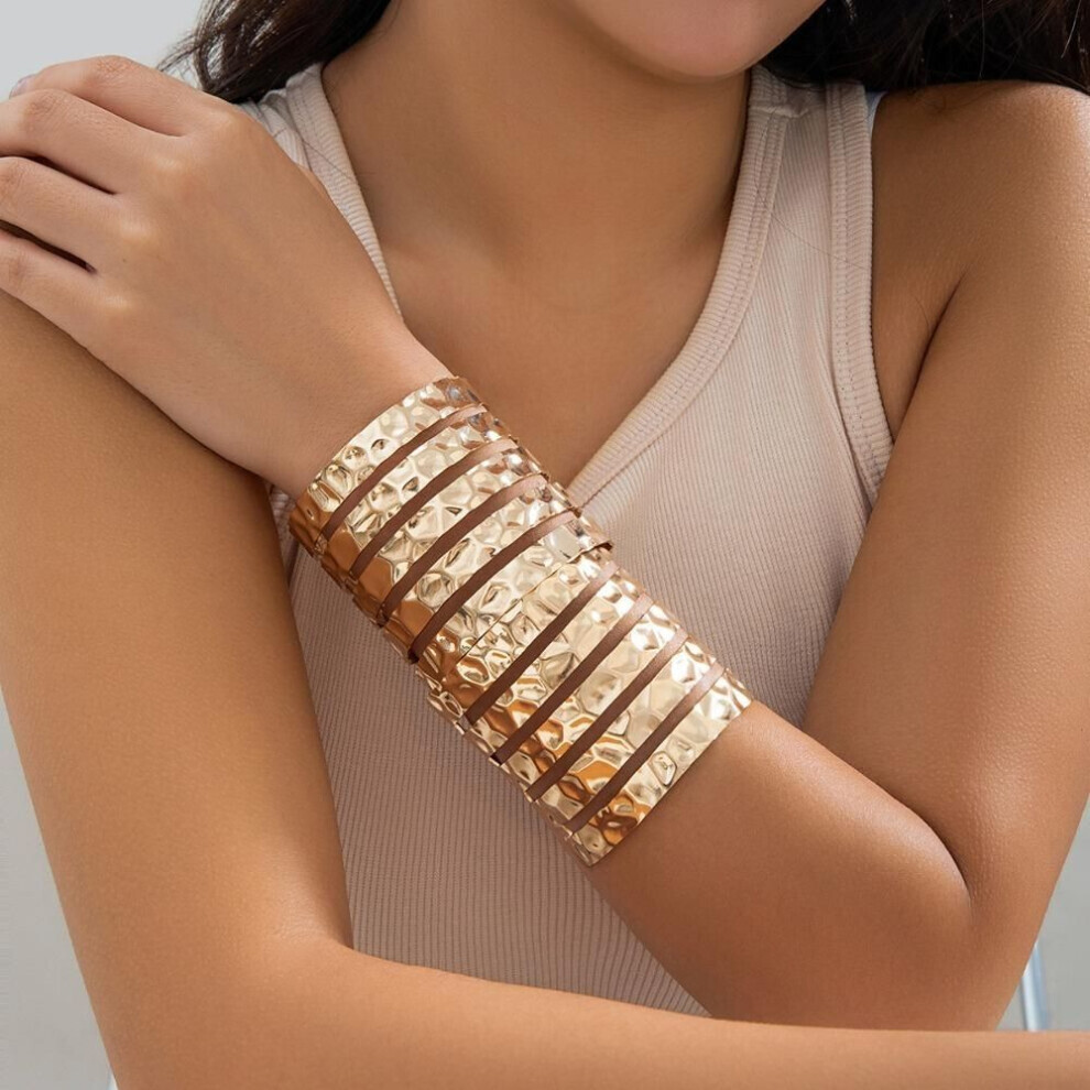Maxpower (11) Temperament Metal Smooth Bracelet Simplicity Bracelet New Cross Opening Bracelet Not,Specified