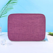 (purple) Watch Organizer Case Multifunction Portable Travel For Strap Band Storage Bag Watchband Holder