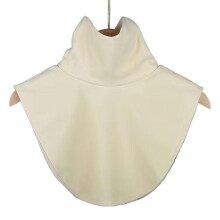 (apricot) Scarves Wraps Fake Collar Fashion High Collars High Neck Cover Ramadan Hijab Cover  Men Women