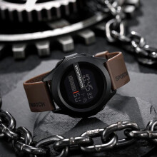 (coffee) Male For Men Watch For Men's 50 Meter Waterproof Outdoor Sports Electronic Watch New Luminous