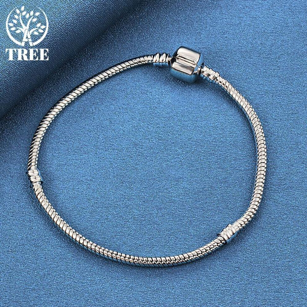 Maxpower (20Cm) 925 Sterling Solid Snake Chain Bracelet Jewelry Silver